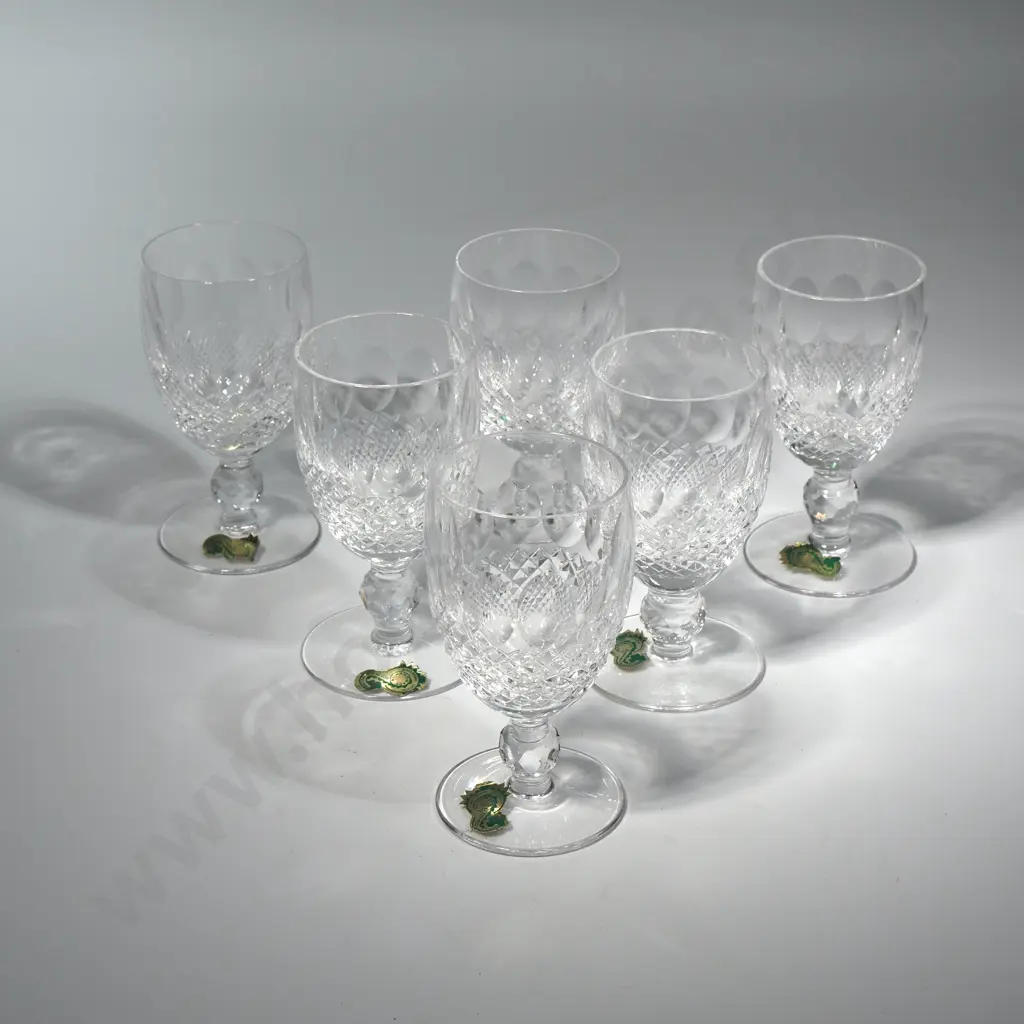 Six Waterford Crystal Sherry Glasses Image 1++