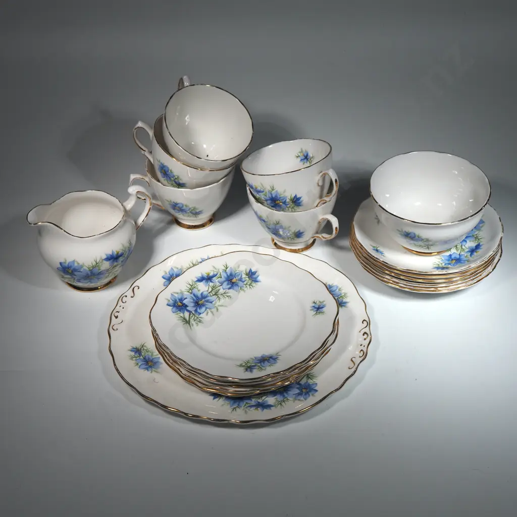 Coclough Six Place Tea Set (Only Five Cups), Royal Winton Part Tea Set & Miscellaneous Plates etc. Image 1++