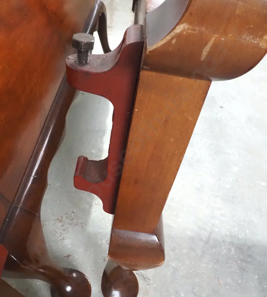 Pair Of Queen Anne Walnut Single Bed Head & Ends Image 1++