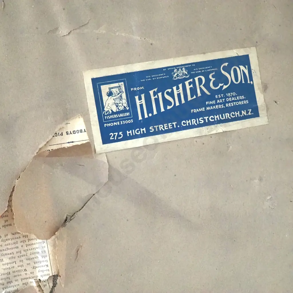 Vintage Gilt Frame w Inset Needlepoint Tapestry Image 1++