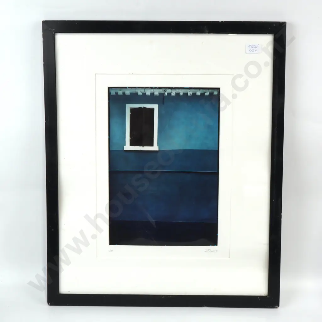 Jeffrey Becom - Blue Wall, Photograph Image 1++