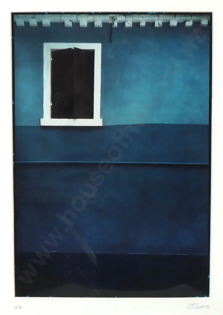 Jeffrey Becom - Blue Wall, Photograph Image 1++