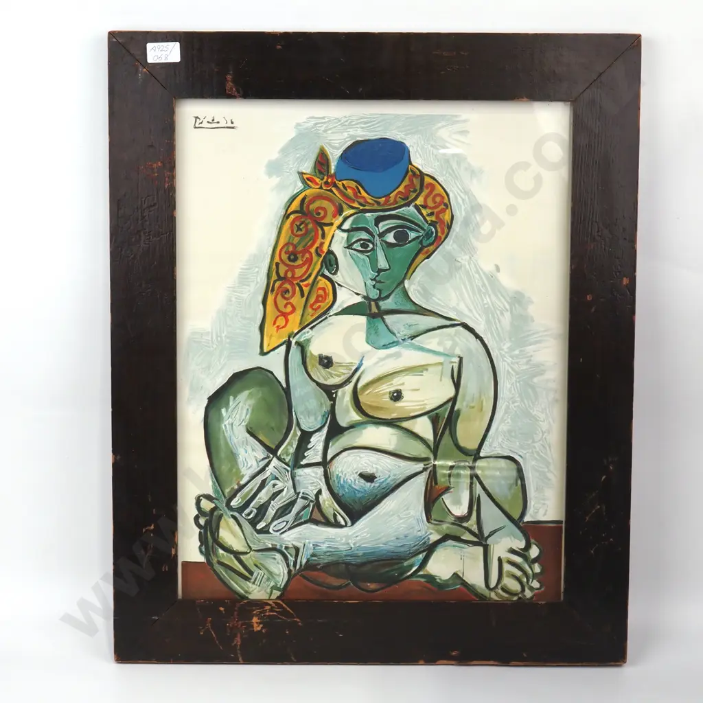 Pablo Picasso - Nude Woman With Turkish Bonnet, Print Image 1++