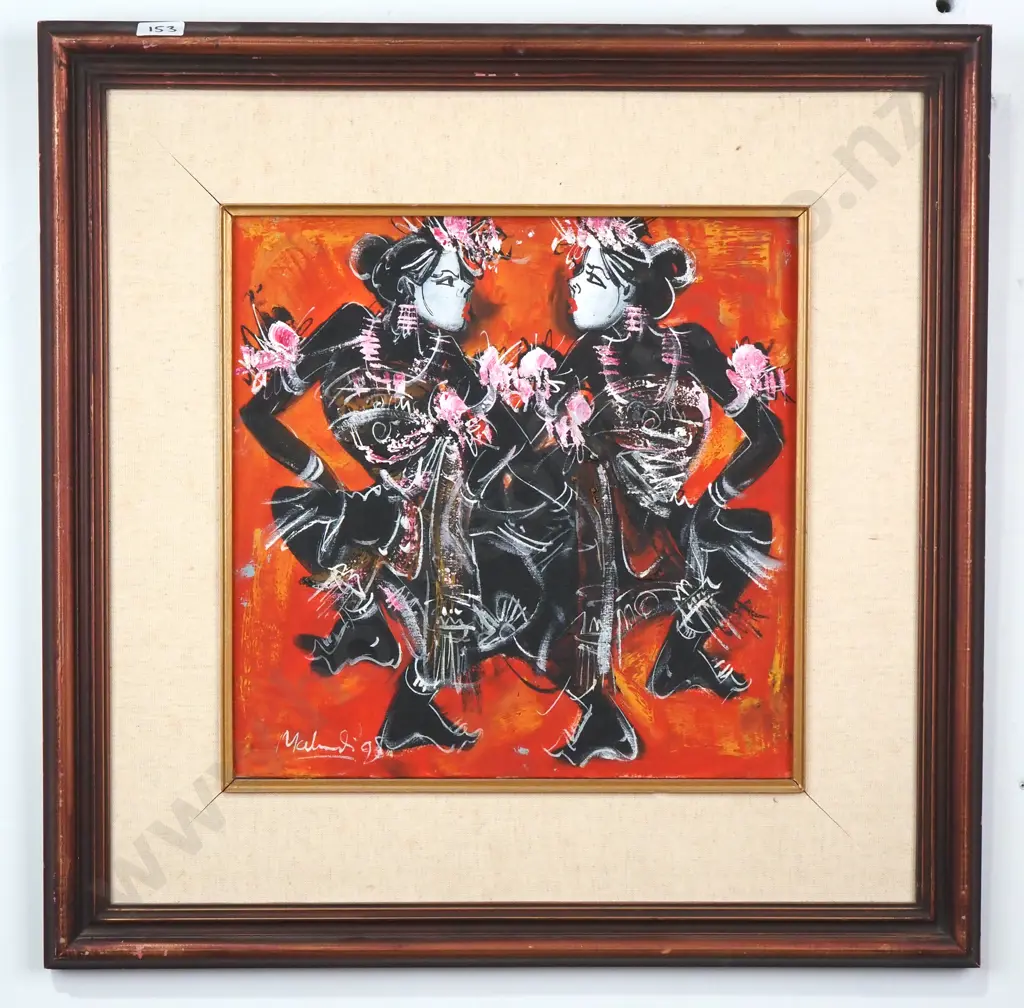 Artist Unknown - Two Dancers, Acrylic Image 1++