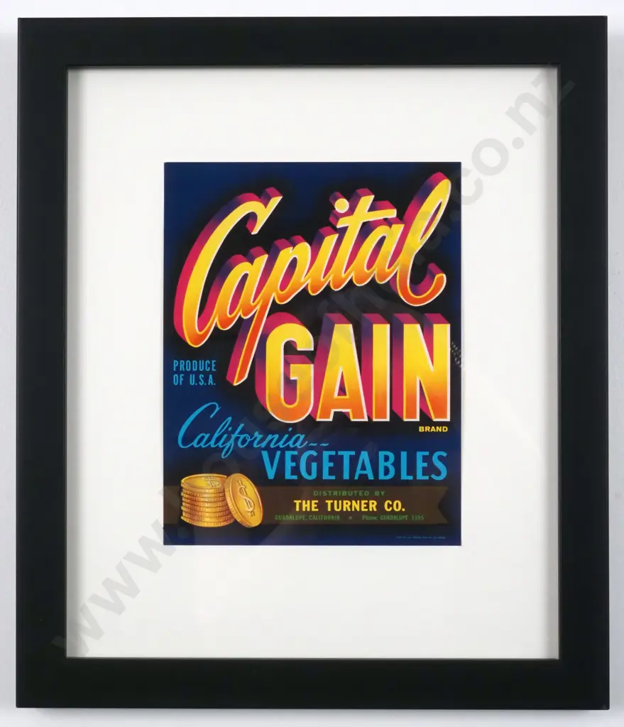 Authentic Lithographs - Vegetable Crate, Labels Image 1++