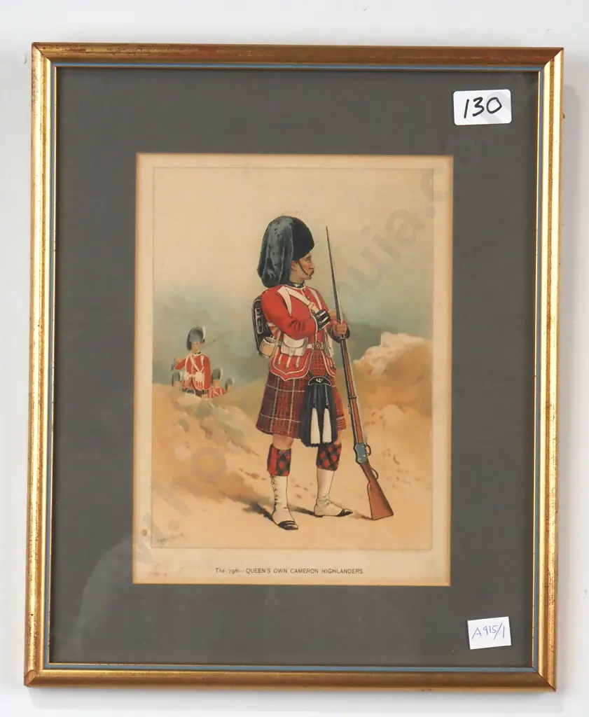Frank Teller - The 79th The Queens Own Cameron Highlanders, Print Image 1++