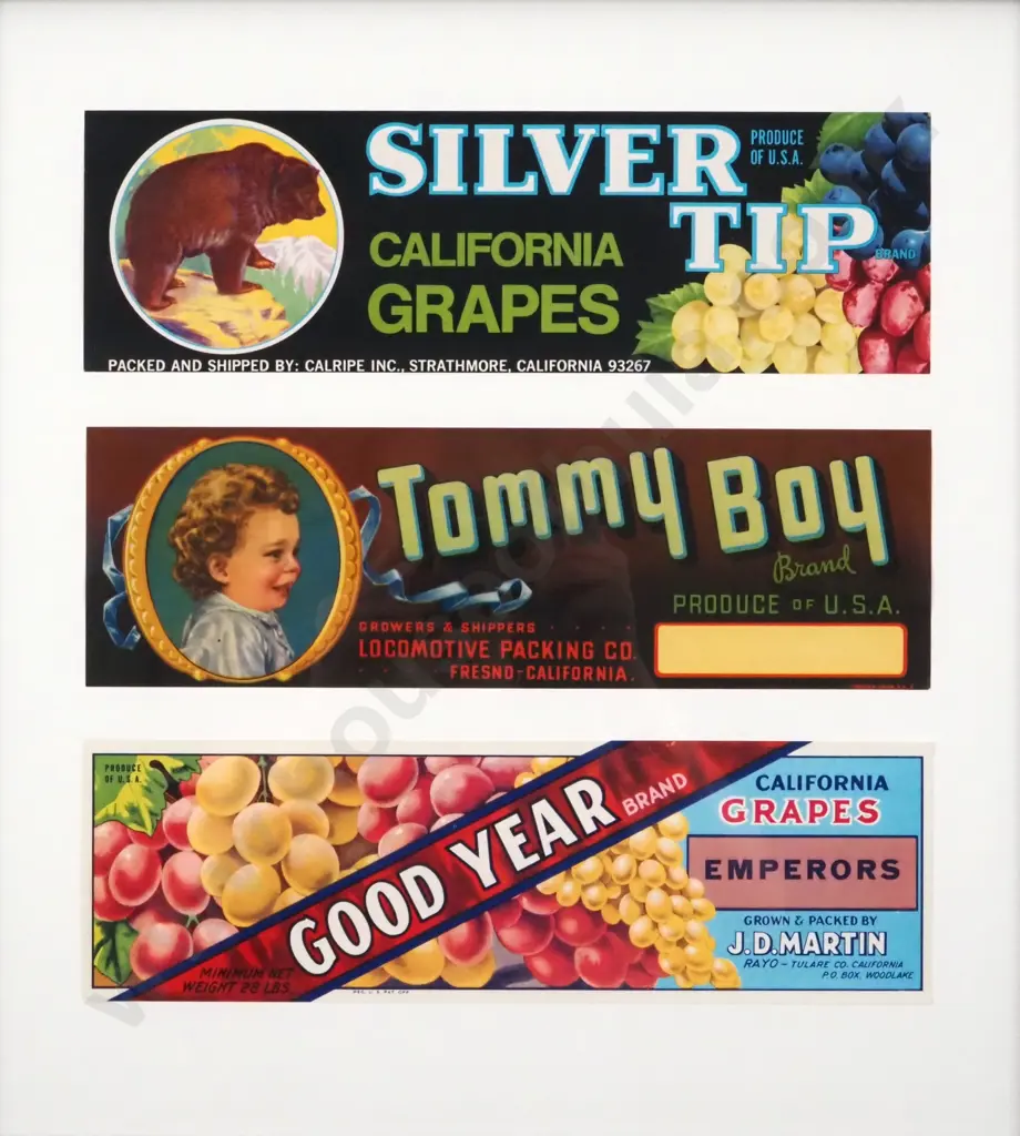 Authentic Lithograph - Fruit Crate, Labels Image 1++