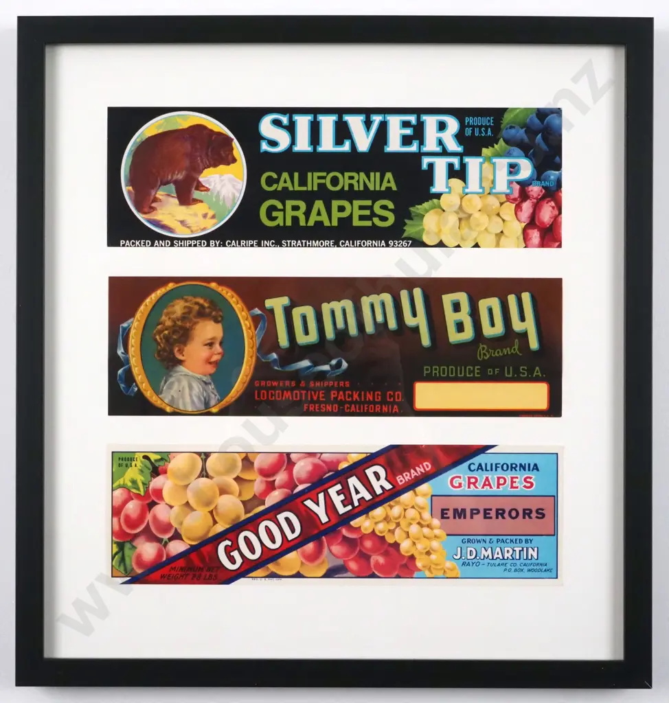 Authentic Lithograph - Fruit Crate, Labels Image 1++