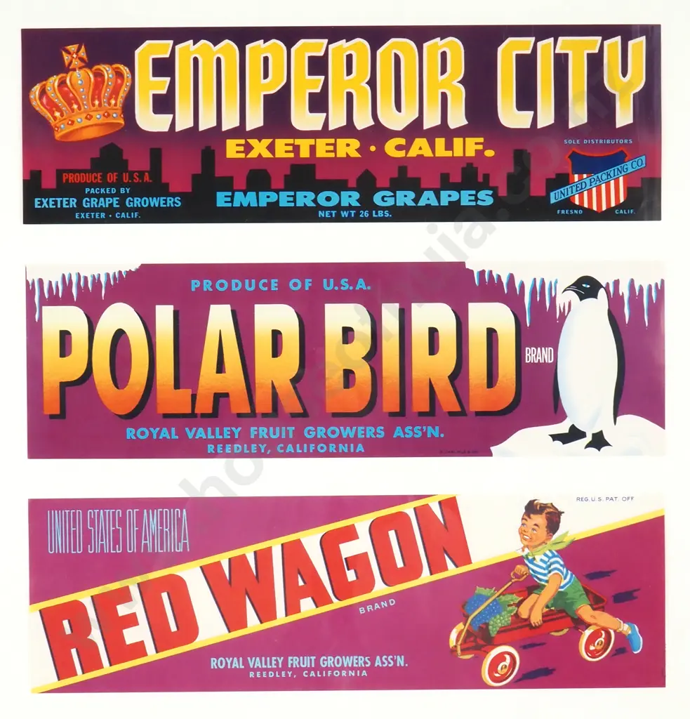 Authentic Lithographs - Fruit Crate, Labels Image 1++