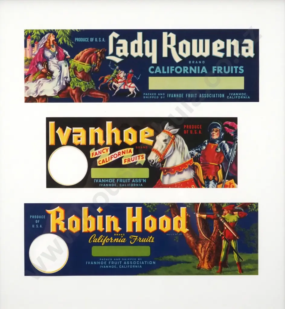Authentic Lithographs - Fruit Crate Labels, Lithograph Image 1++