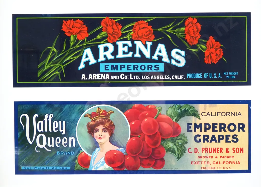 Schmidt Lithograph Company - Fruit Crate Labels, Lithograph Image 1++