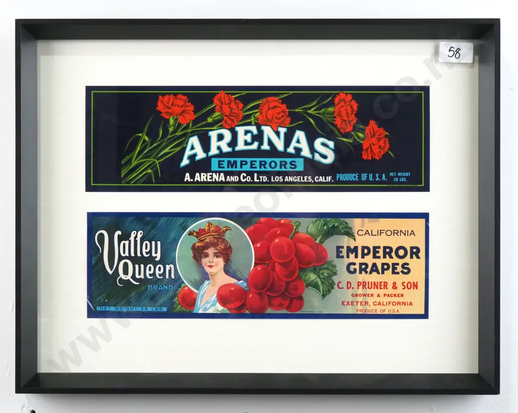 Schmidt Lithograph Company - Fruit Crate Labels, Lithograph Image 1++