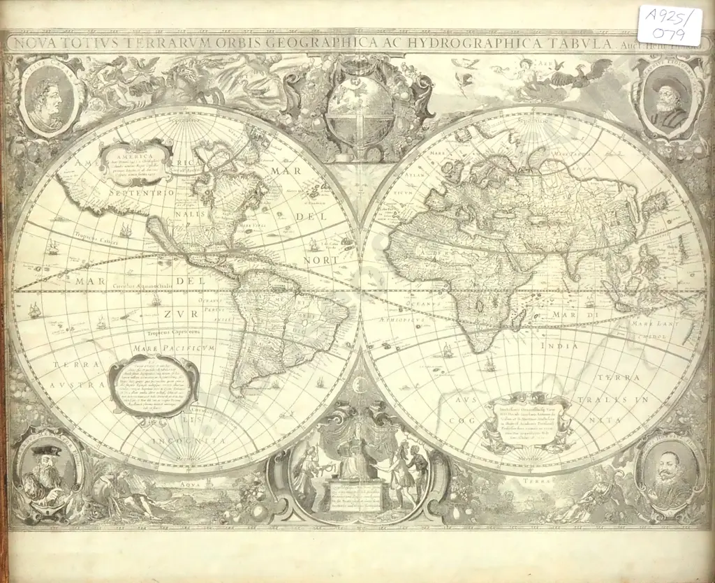 Artist Unknown - Geographical & Hydrographical Table, Print Image 1++