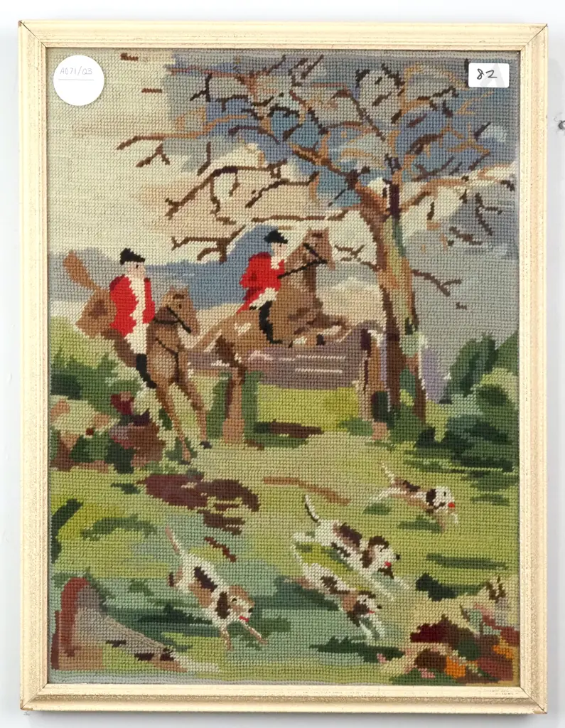 Artist Unknown - Fox Hunt, Tapestry Image 1++