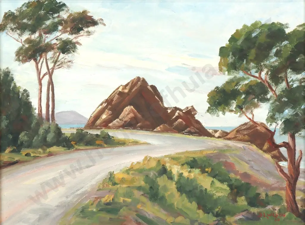 S L Wilson - The Bird Sanctuary Goose Bay, Oil Image 1++