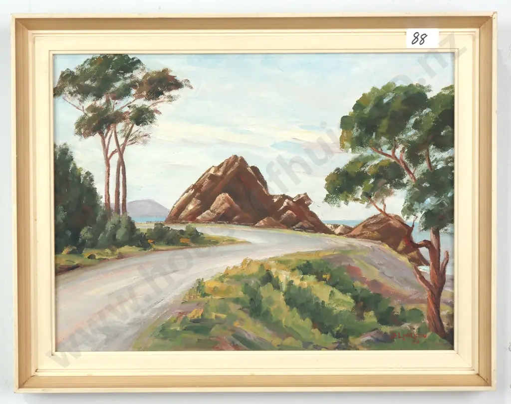 S L Wilson - The Bird Sanctuary Goose Bay, Oil Image 1++