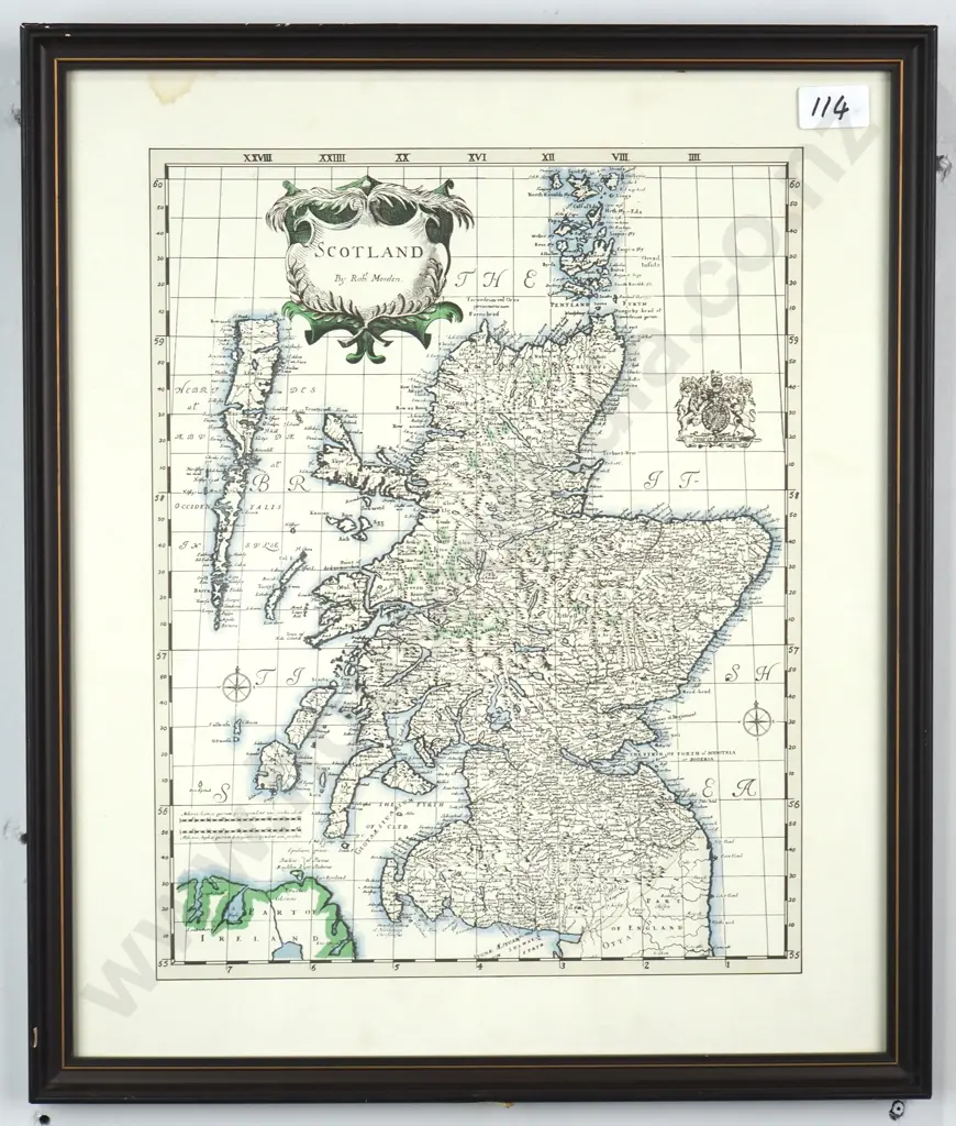 Robert Morden - Map Of Scotland, Print Image 1++
