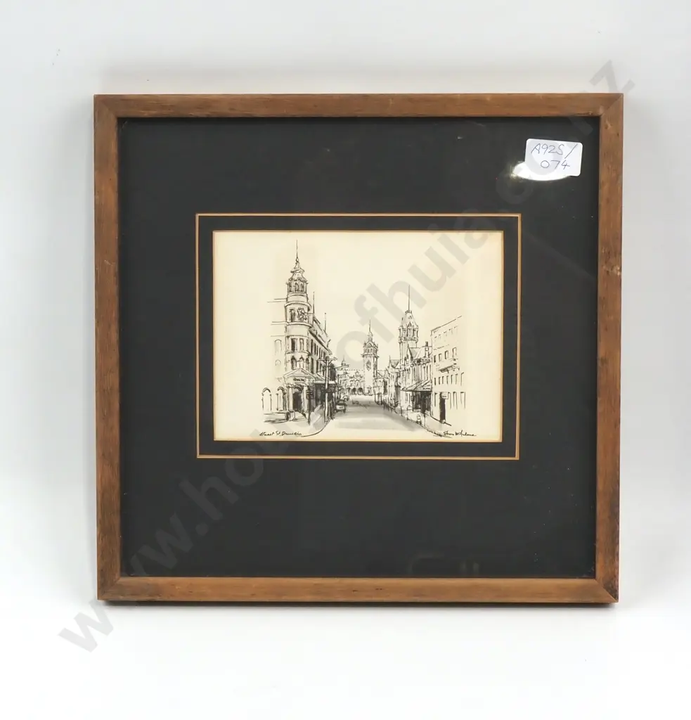 Shona McFarlane - Stuart St Dunedin - Print - 120mm X 160mm Image 1++
