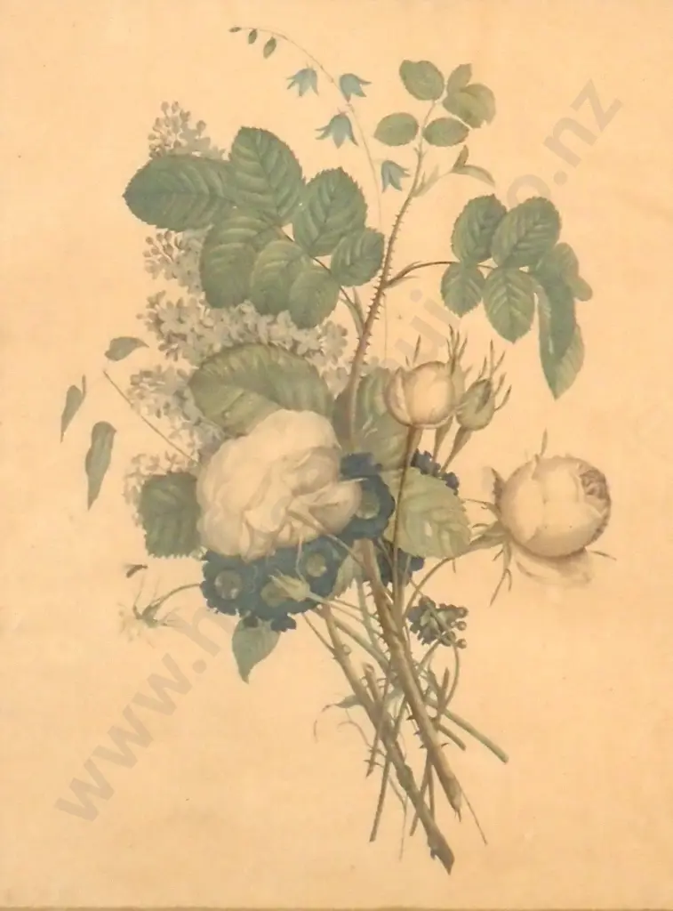 Jean Louis Prevost - Flower Bouquet, Print Image 1++