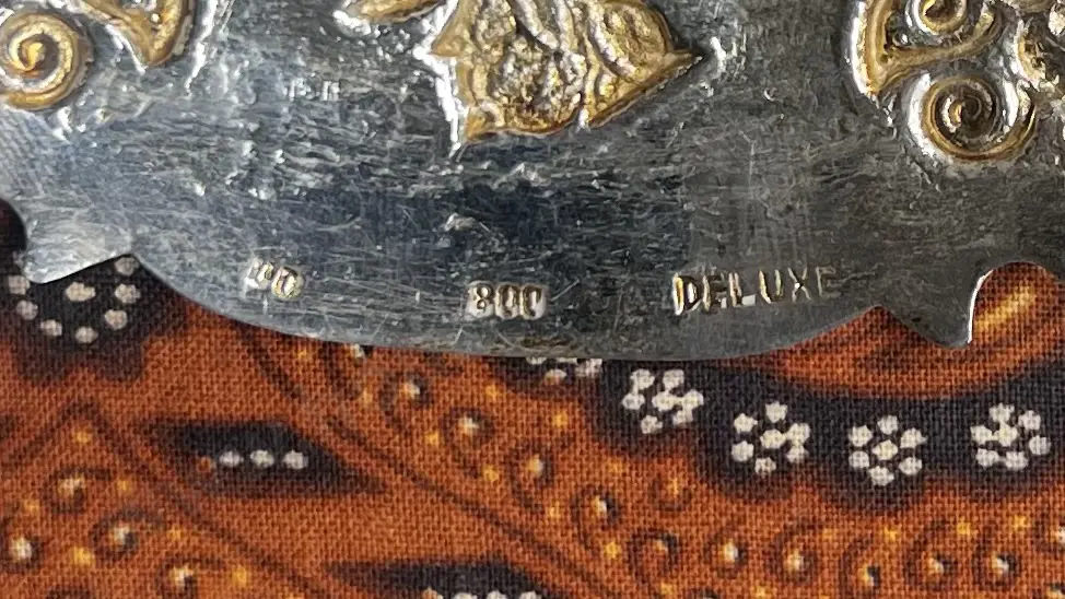 State Gift Presentation Silver Tray to the Prime Minister of New Zealand, Robert Muldoon (1983) Image 1++