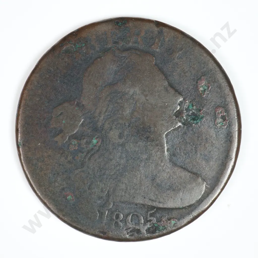 Large Cent: 1805 - Very Good. C.V USD $185 ( NZD $320 ) Image 1++