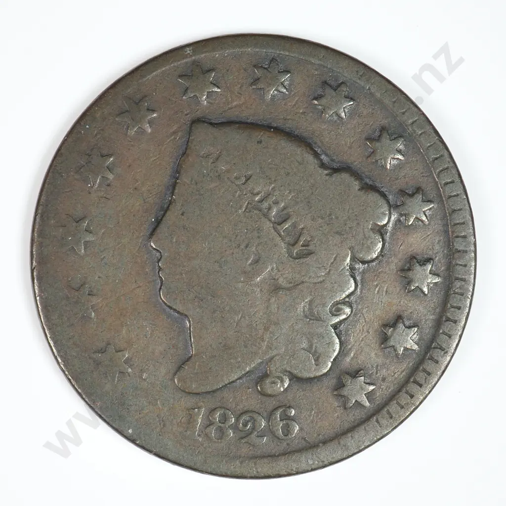 Large Cent: 1826 - Very Good. C.V USD $68 ( NZD $120 ) Image 1++