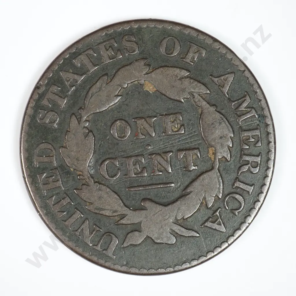 Large Cent: 1827 - Very Good. C.V USD $49 ( NZD $85 ) Image 1++