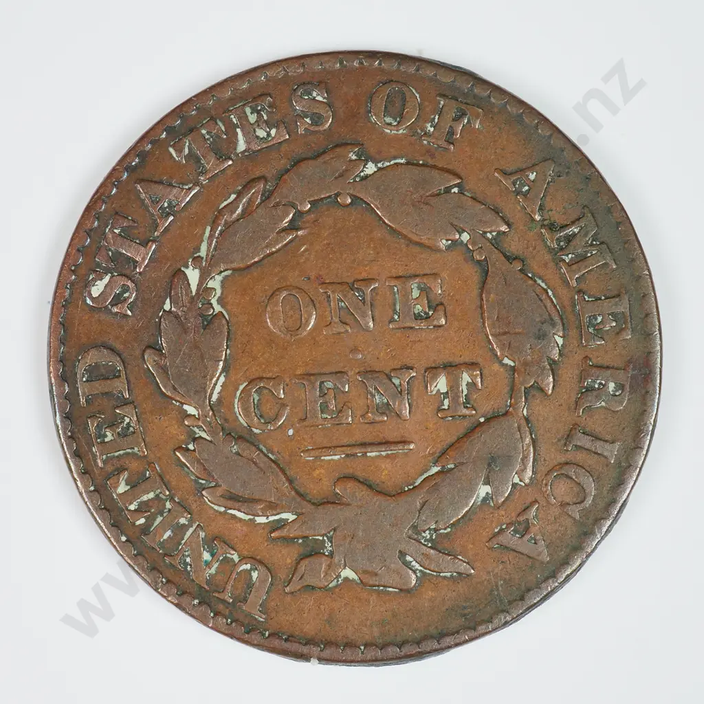 Large Cent: 1828 Large Date - Very Good. C.V USD $49 ( NZD $85 ) Image 1++