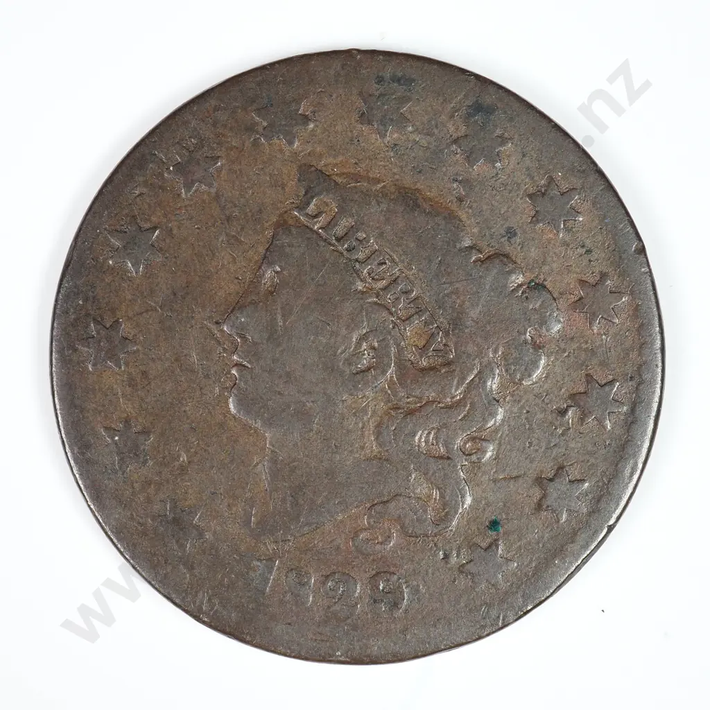 Large Cent: 1829 Large Letters - Very Good. C.V USD $55 ( NZD $95 ) Image 1++