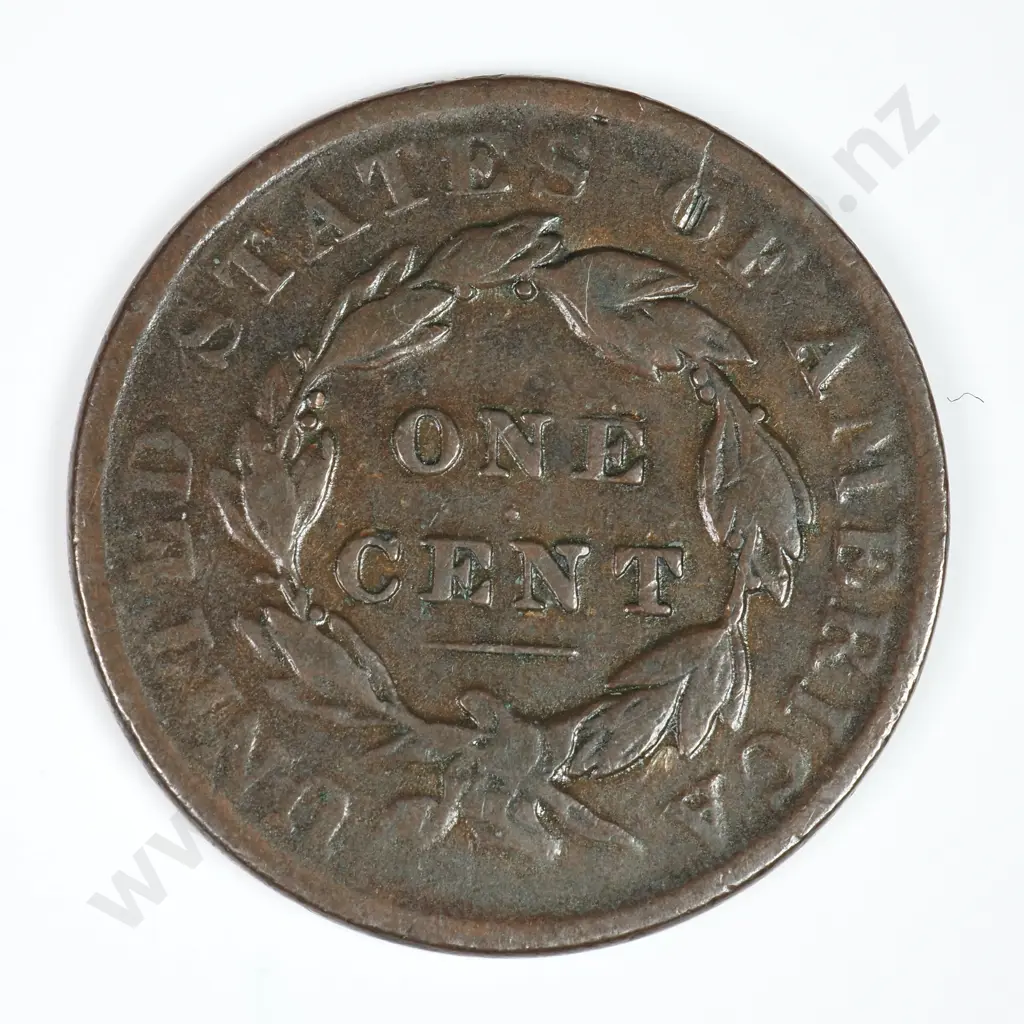 Large Cent: 1833 - Fine. C.V USD $60 ( NZD $105 ) Image 1++
