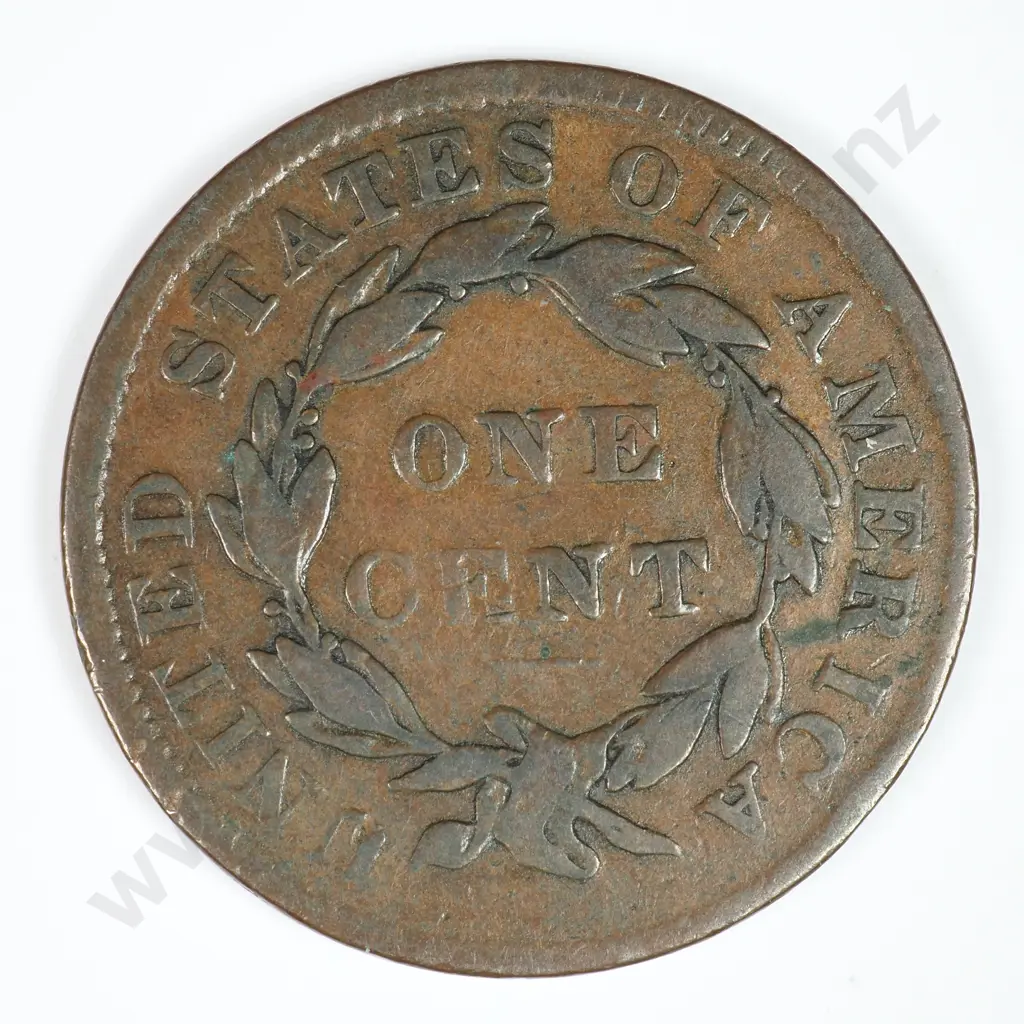Large Cent: 1834 - Fine. C.V USD $72 ( NZD $125 ) Image 1++