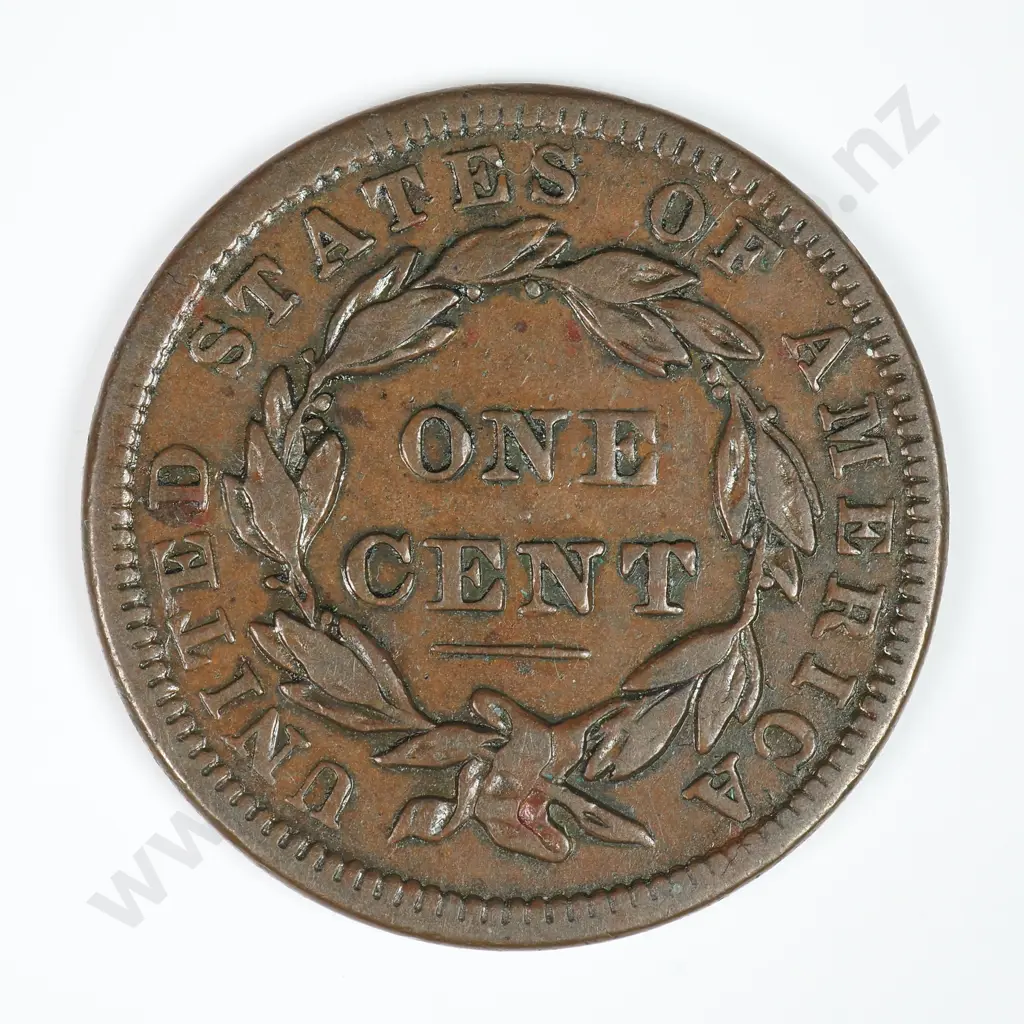 Large Cent: 1838 - Extremely Fine. C.V USD $184 ( NZD $320 ) Image 1++