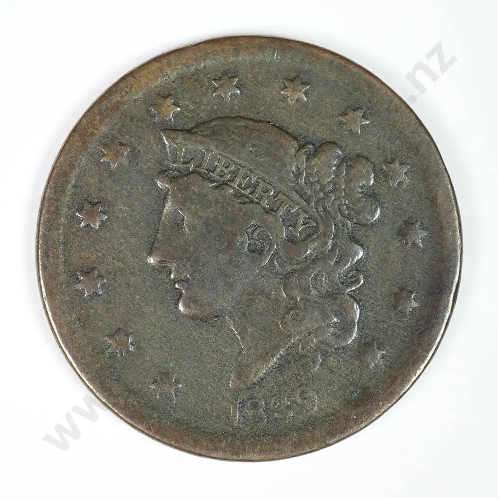 Large Cent: 1839 - Fine. C.V USD $60 ( NZD $105 ) Image 1++