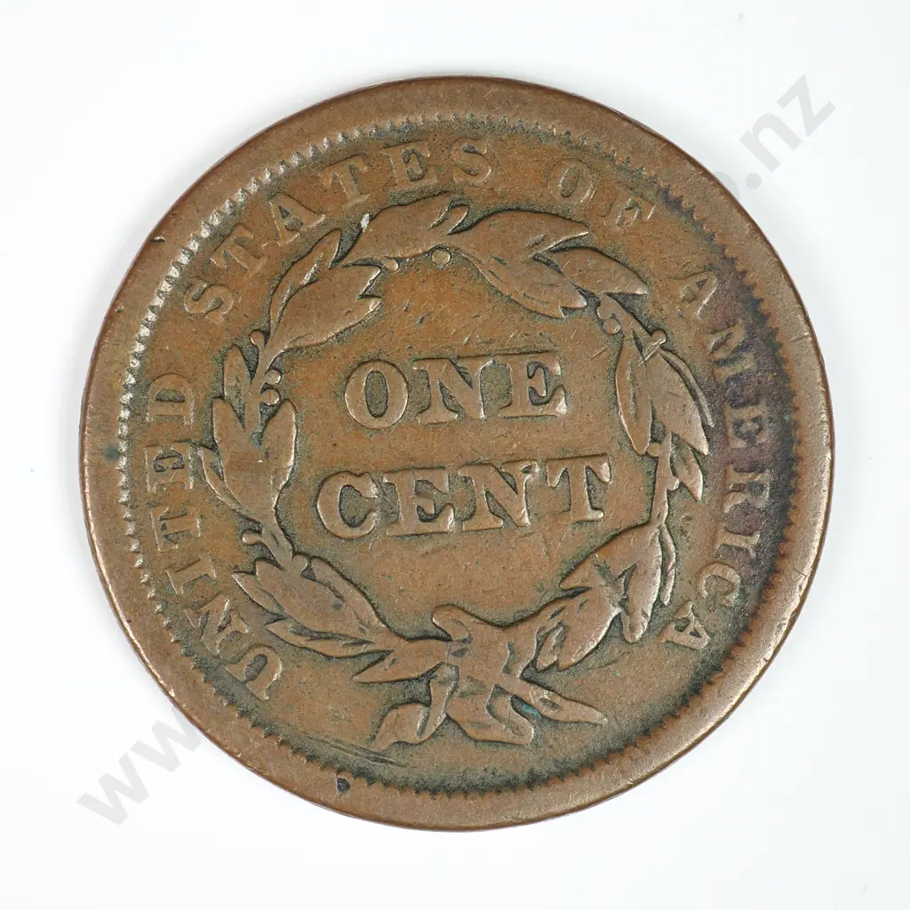 Large Cent: 1840 Small Date - Very Good. C.V USD $42 ( NZD $70 ) Image 1++
