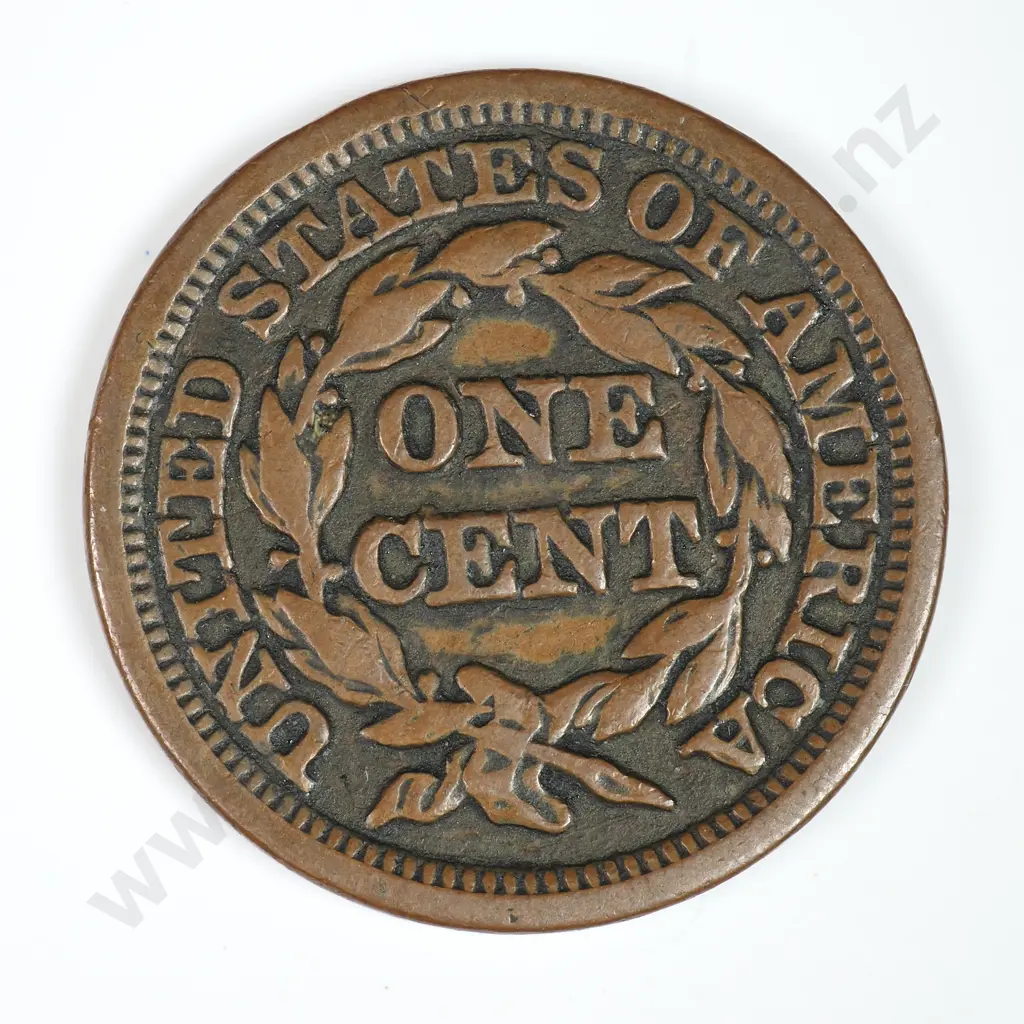 Large Cent: 1849 - Very Fine. C.V USD $72 ( NZD $125 ) Image 1++