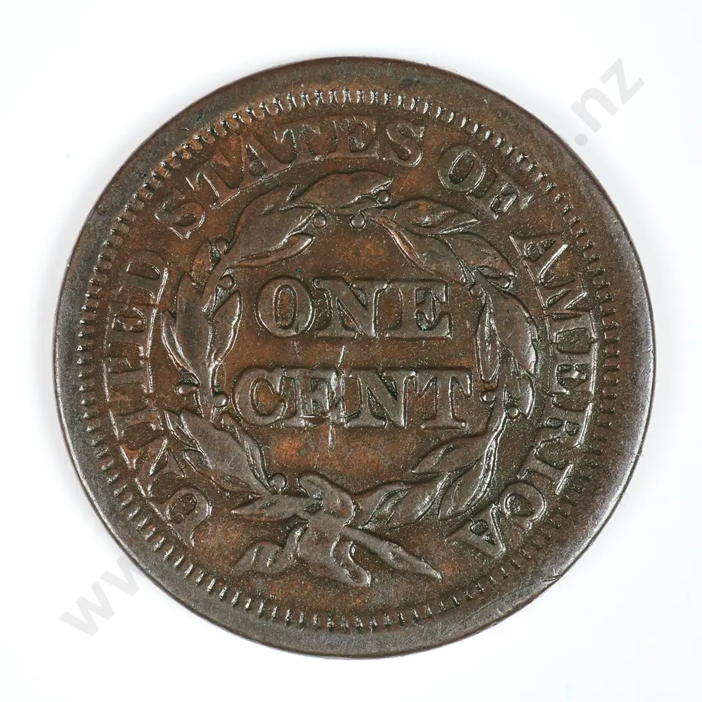 Large Cent: 1852 - Very Fine. C.V USD $72 ( NZD $125 ) Image 1++
