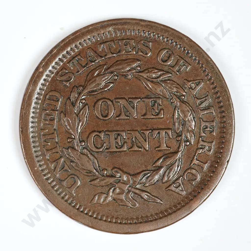 Large Cent: 1853 - Extremely Fine. C.V USD $184 ( NZD $320 ) Image 1++