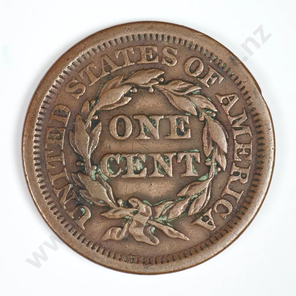 Large Cent: 1855 - Very Fine. C.V USD $86 ( NZD $150 ) Image 1++