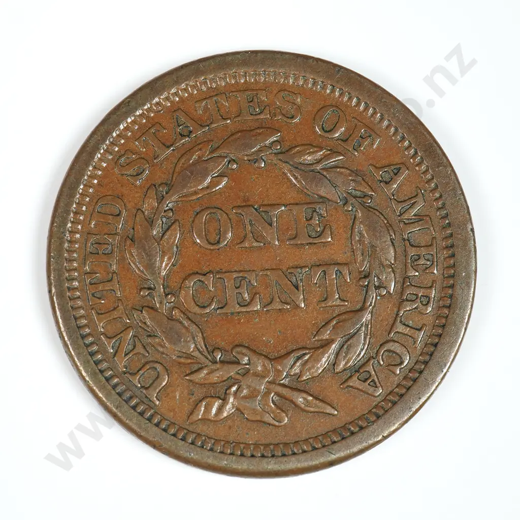 Large Cent: 1856 Slanted 5 - Extremely Fine. C.V USD $184 ( NZD $320 ) Image 1++