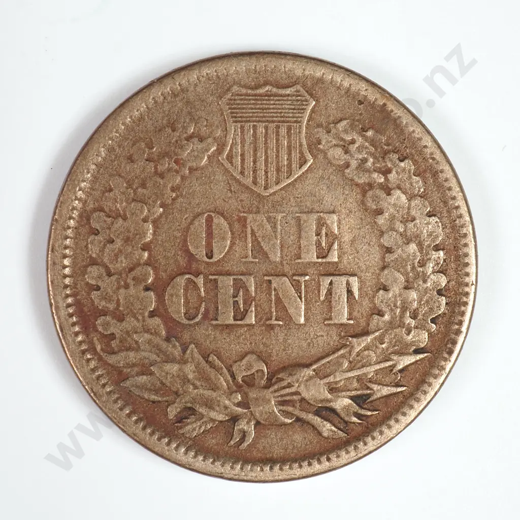 Indian Head Cent: 1860 - Extremely Fine. C.V USD $99 ( NZD $170 ) Image 1++