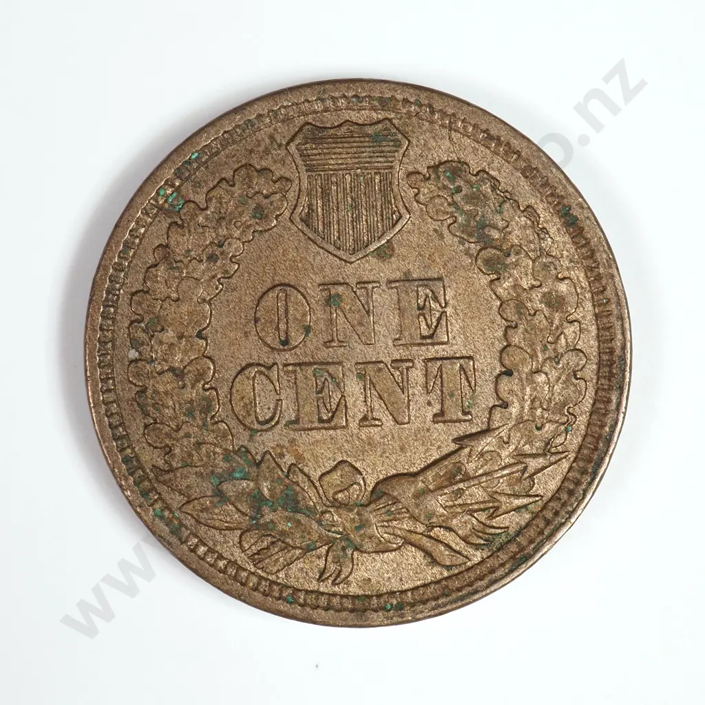 Indian Head Cent: 1862 - Extremely Fine. C.V USD $69 ( NZD $120 ) Image 1++