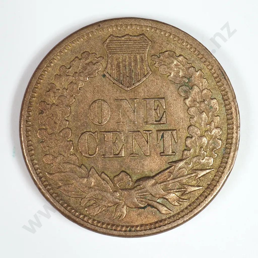 Indian Head Cent: 1863 - Extremely Fine. C.V USD $69 ( NZD $120 ) Image 1++
