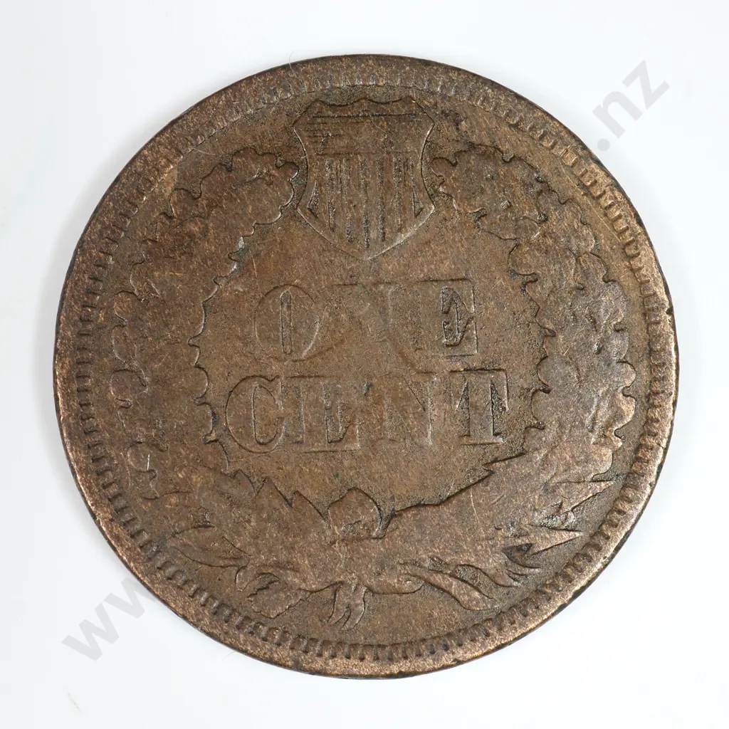 Indian Head Cent: 1867 - Very Good. C.V USD $91 ( NZD $160 ) Image 1++