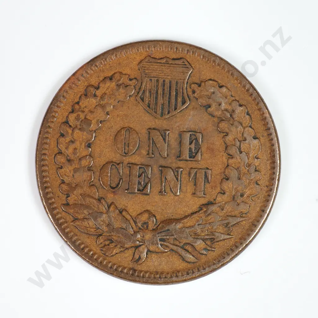 Indian Head Cent: 1882 - Extremely Fine. C.V USD $38 ( NZD $65 ) Image 1++
