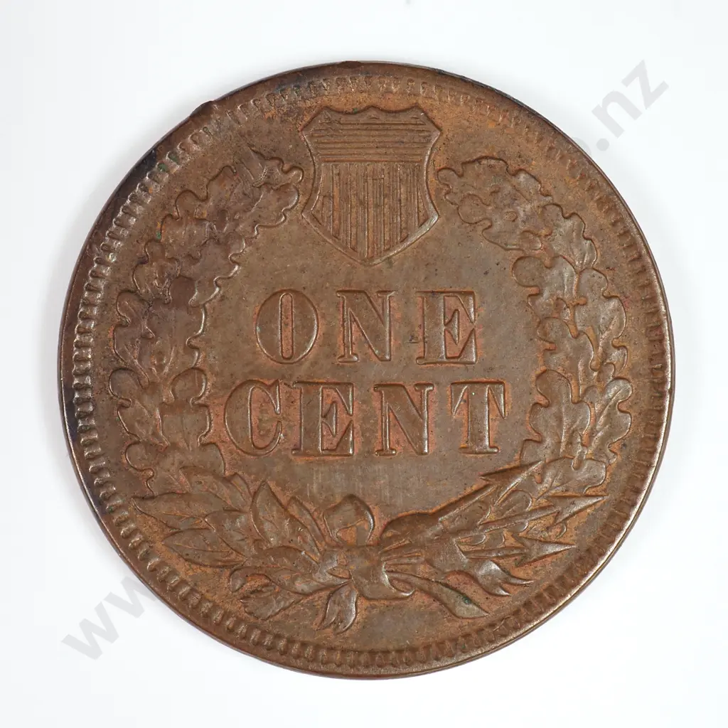 Indian Head Cent: 1887 - Extremely Fine. C.V USD $30 ( NZD $50 ) Image 1++