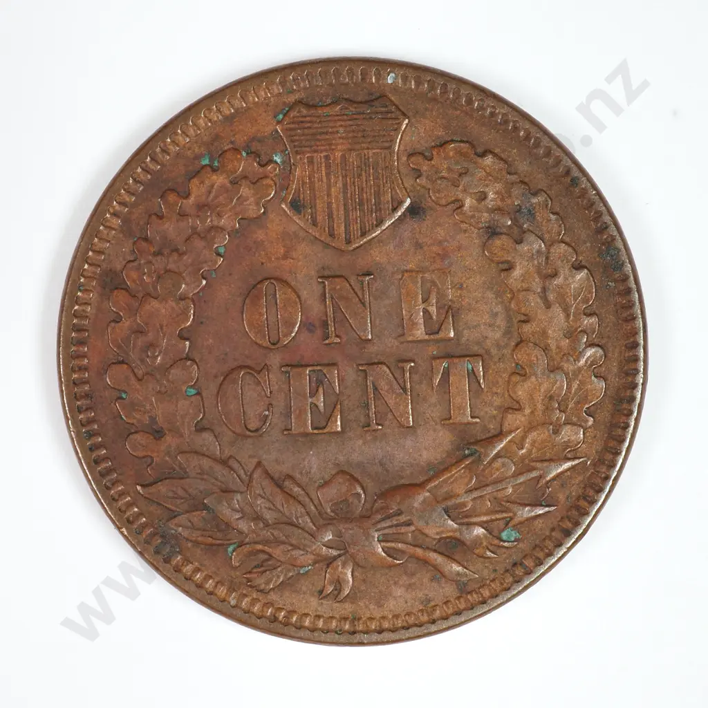 Indian Head Cent: 1887 - Extremely Fine. C.V USD $30 ( NZD $50 ) Image 1++