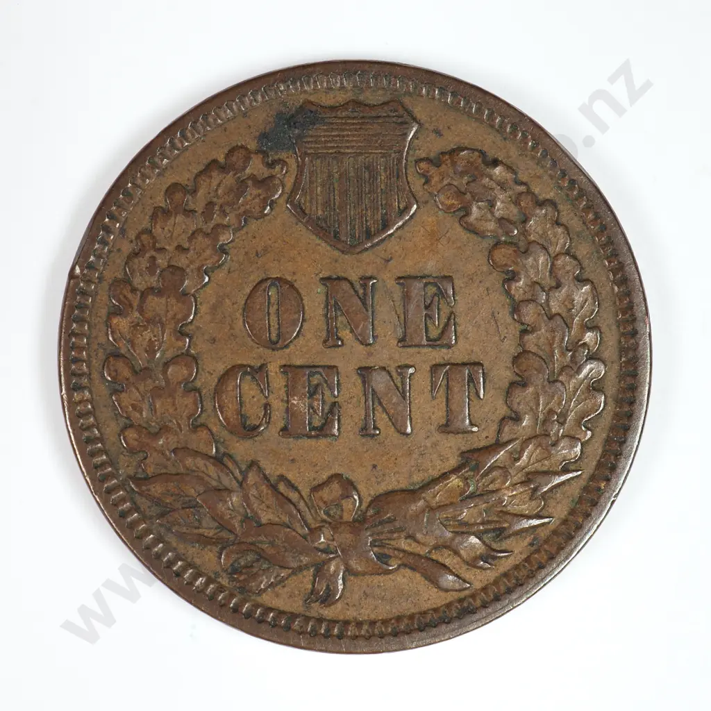 Indian Head Cent: 1889 - Extremely Fine. C.V USD $22 ( NZD $40 ) Image 1++