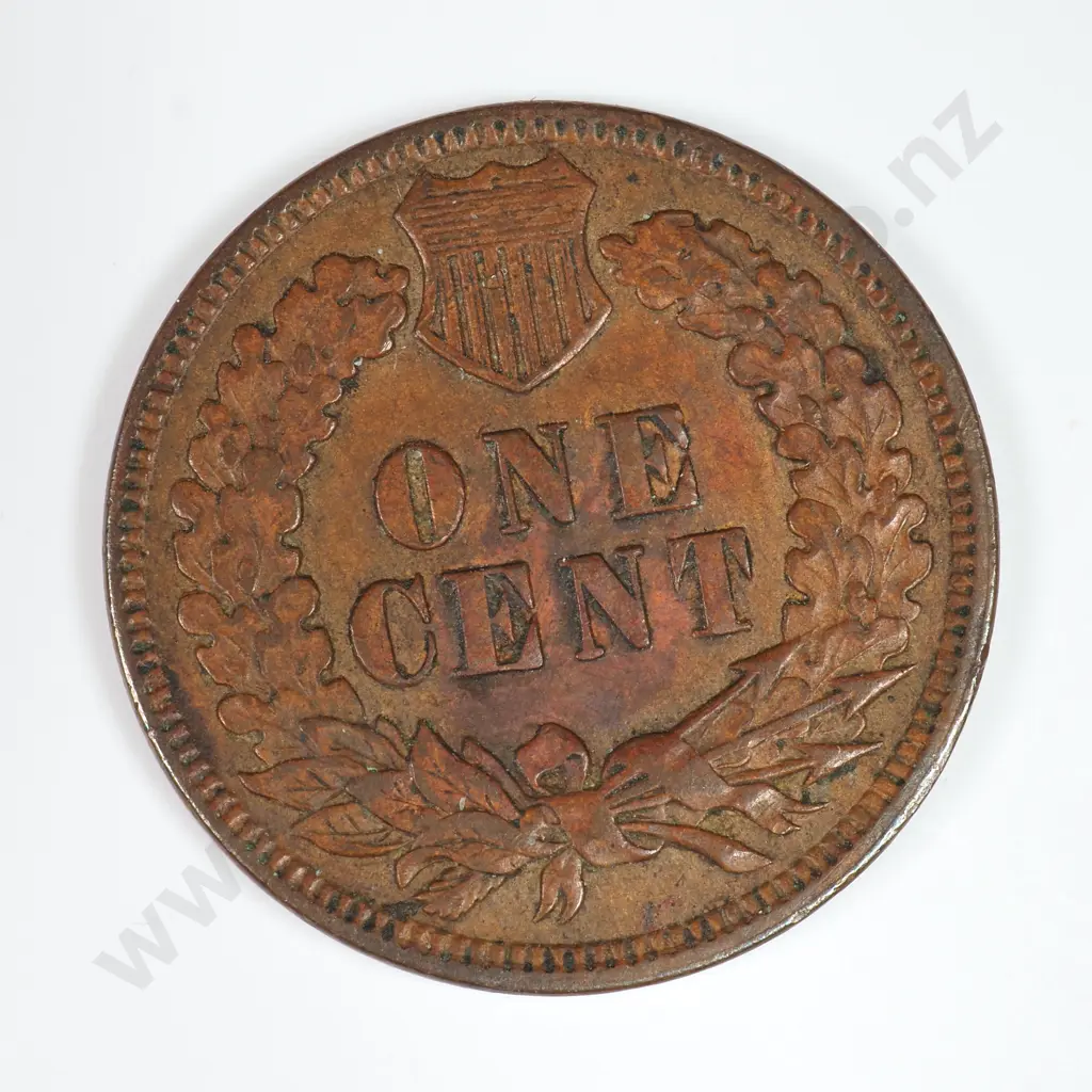 Indian Head Cent: 1890 - Extremely Fine. C.V USD $19 ( NZD $30 ) Image 1++