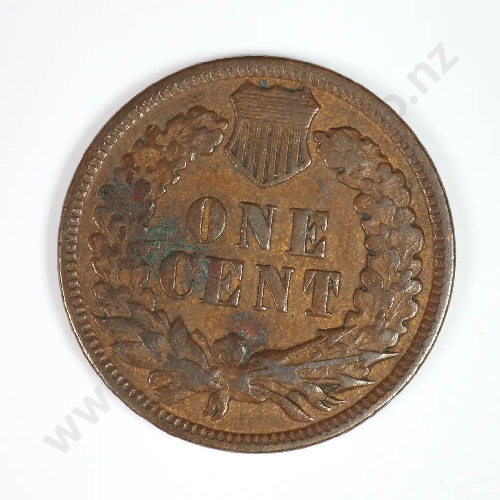 Indian Head Cent: 1895 - Extremely Fine. C.V USD $19 ( NZD $30 ) Image 1++