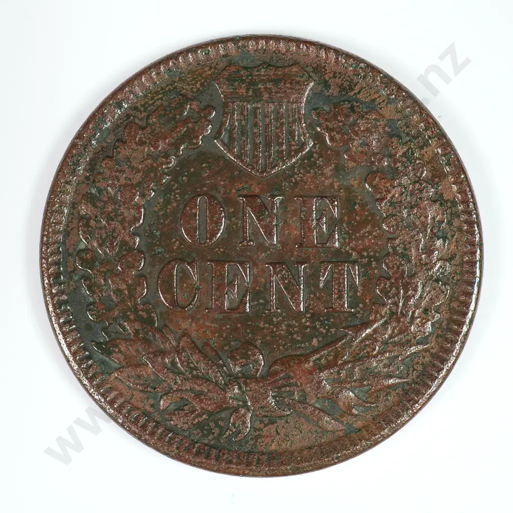 Indian Head Cent: 1897 - Extremely Fine. C.V USD $19 ( NZD $30 ) Image 1++